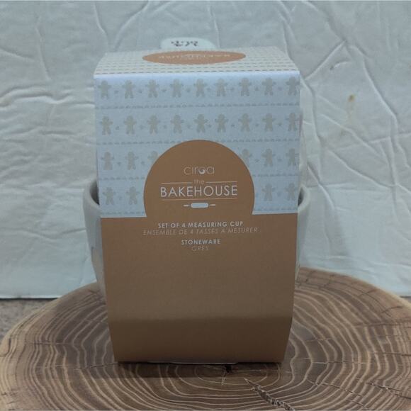 Neutral Tan Gingerbread Nesting Measuring Cups Ciroa Bakehouse Masterclass - Picture 11 of 16